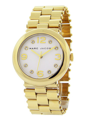marc jacobs gold watch